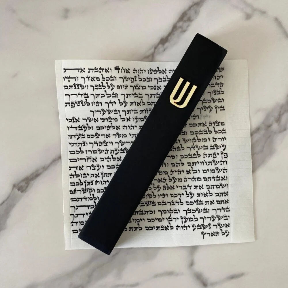בית מזוזה מבטון דגם יקיר-שחור